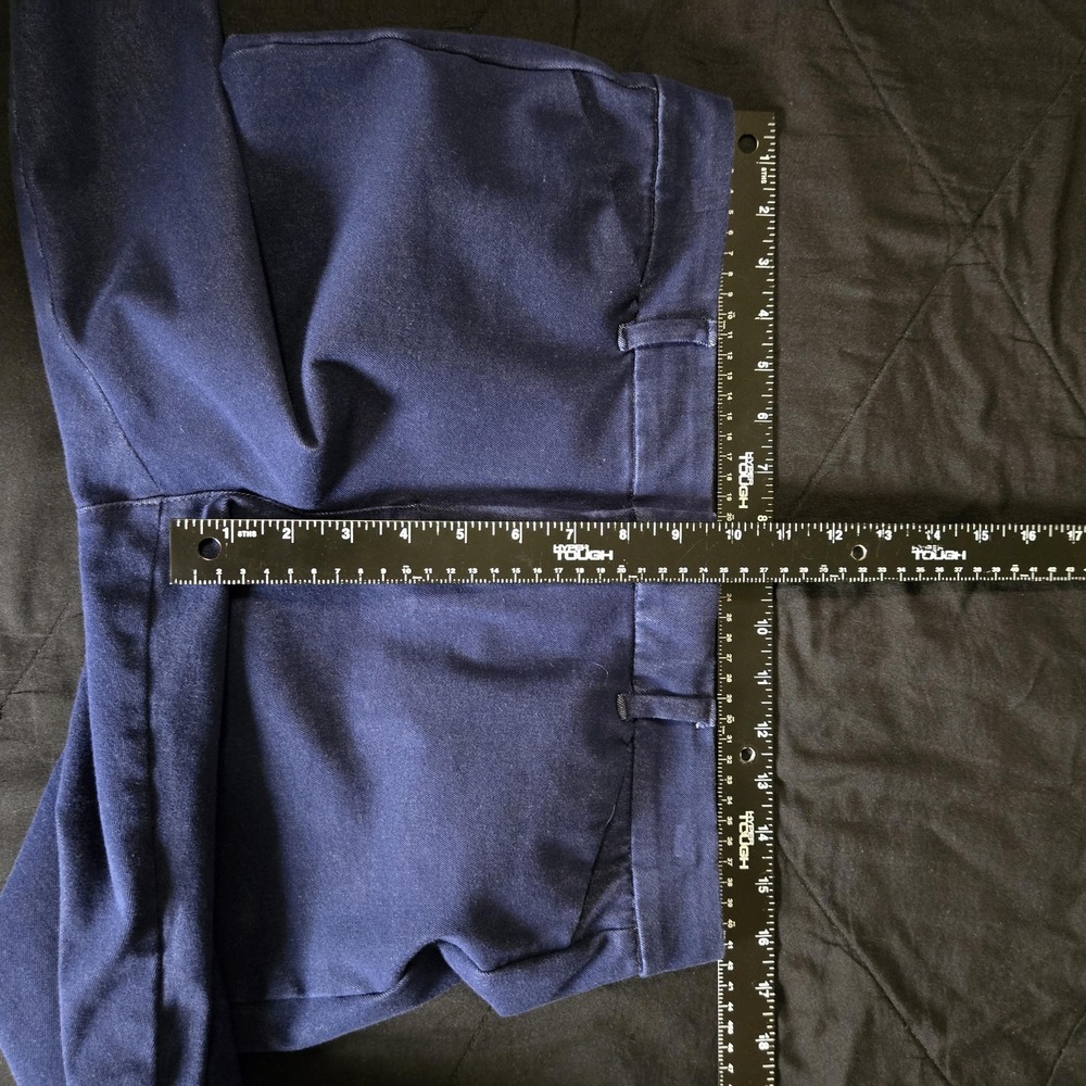 Old Navy Pants Womens 12 Blue Pixie Chino Slim‎ Stretch Ankle Mid Rise Work - Picture 4 of 9